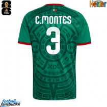 Mexico Cesar Montes #3 Hjemmedrakt EM 2024 Kortermet